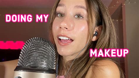 Asmr Doing My Makeup With You Guys Youtube