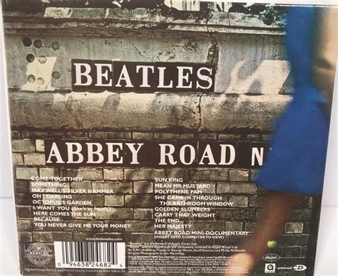 Vintage The Beatles Abbey Road Remastered Enhanced Digipak CD With Mini