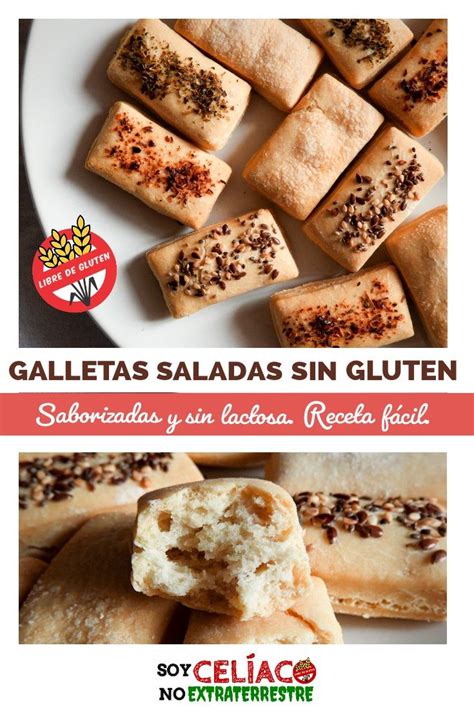 GALLETAS SALADAS SABORIZADAS SIN GLUTEN Y SIN LACTOSA En 3 Pasos