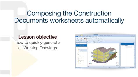 Edilus Tutorial Composing Your Working Drawings Automatically Acca