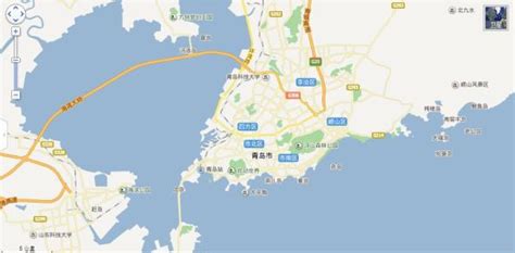 青岛市最新地图青岛市市区详细青岛市城区大山谷图库