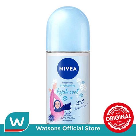 Jual NIVEA Brightening Hijab Cool Deodorant Roll On 50ml Shopee Indonesia