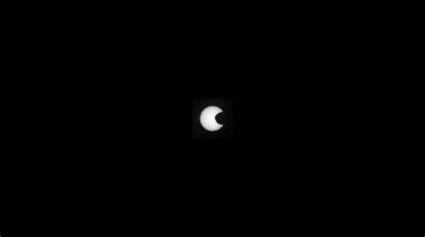 Solar eclipse on Mars. Phobos transiting the sun. Seen by Curiosity ...