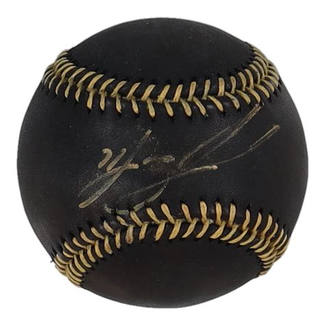 Jose Fernandez Signed Oml Black Leather Baseball Jsa Pristine Auction