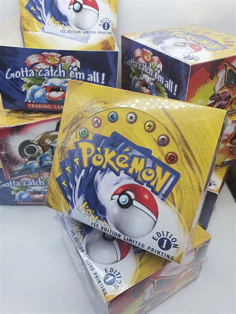 Handmade Custom Pokemon Sealed Base Set Box 1st Edition Etsy