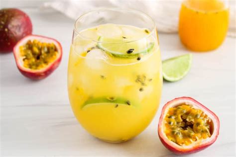 Passion Fruit Mocktail Plant Based Jess