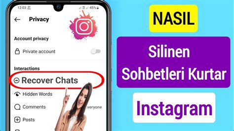 Instagram Da Silinen Sohbetler Nas L Kurtar L R Silinen