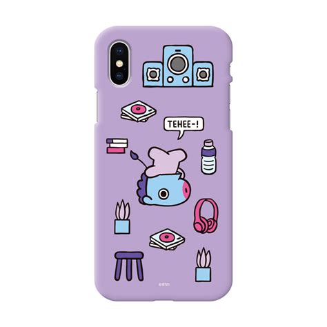 BT21 Phone Case Color Soft Jelly Roomies Series Official Licensed