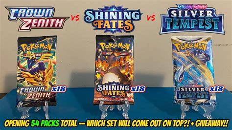 Crown Zenith Vs Shining Fates Vs Silver Tempest Pokemon Card Opening