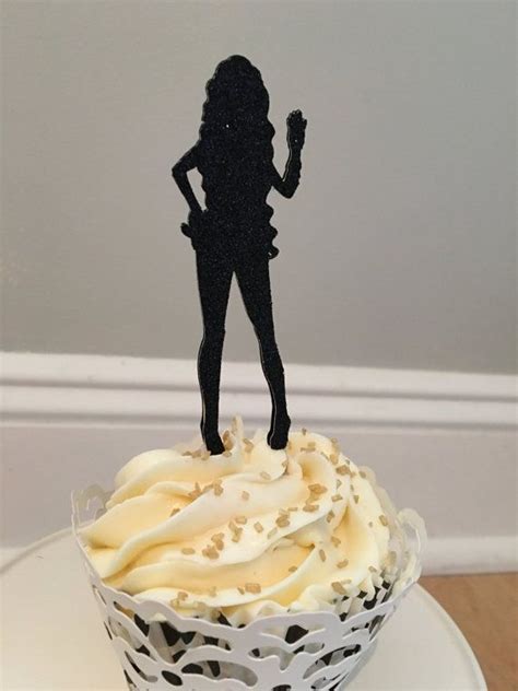 Beyonce And Diamond Cupcake Topper Bridal Shower Bachelorette Party