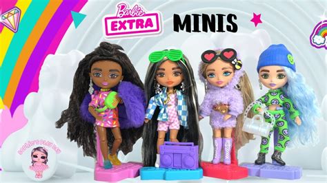 Barbie Extra Minis Unboxing Complete Set of Series 1 - YouTube