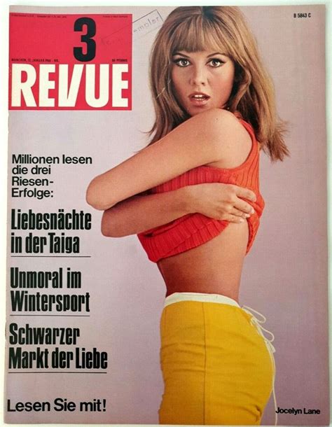 A Magazine Cover With A Woman In Yellow Shorts And An Orange Top On The