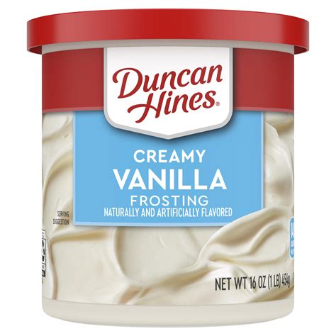 Pack Duncan Hines Classic Vanilla Creamy Home Style Frosting Oz