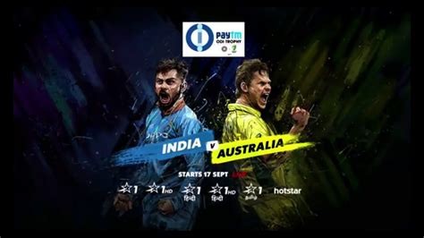 India Vs Australia Paytm Odi Trophy Starts 17th September First Trailer 4k Youtube