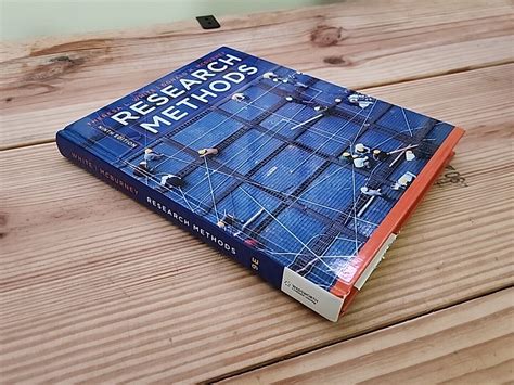 Research Methods Hardcover By White Theresa L Mcburney Donald H