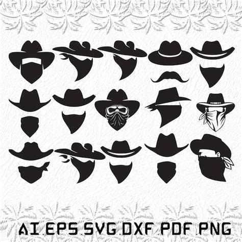 Cowboy Bandit Svg Cowboy Bandits Svg Cowboy Svg Bandit Etsy