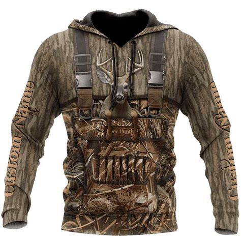 Deer Hunting Personalized Name 3d Hoodie Teeruto