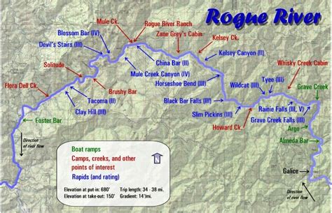 Rogue_River_map | Travelin Fool