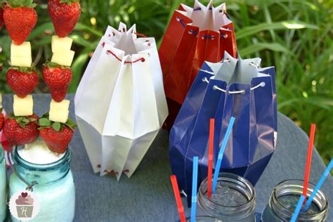 How to make Paper Bag Lanterns - Hoosier Homemade