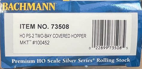 Bachmann Ho Mkt Ps Covered Hopper Ebay