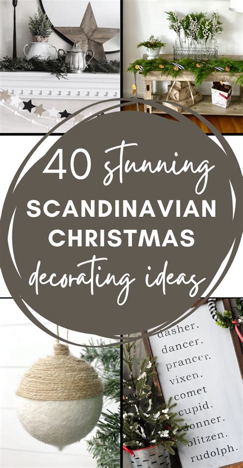 43 Diy Scandinavian Christmas Decorations A Nordic 45 Off