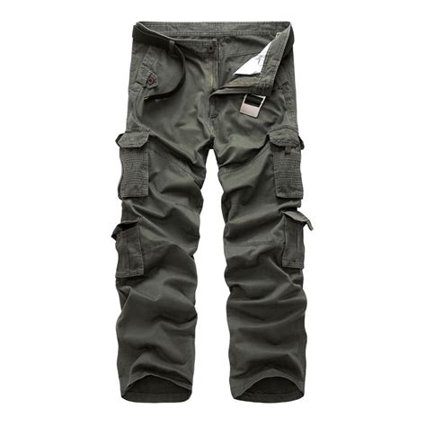 Mens Basic Multi Pockets Cargo Pants Cargo Pants Men