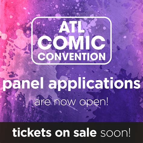 Panel Programming | ATL Comic Convention - BUY TICKETS NOW