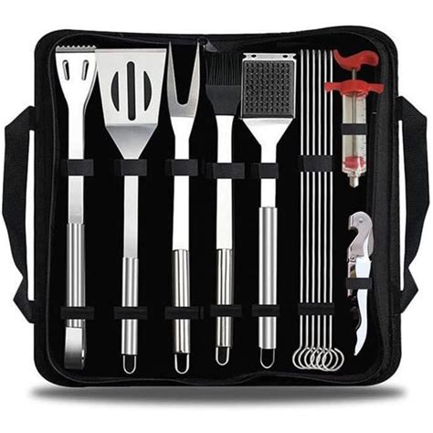 Un Barbecue Outils Ensemble Barbecue Ustensil Accessoriesthermom Tre