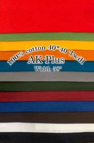 Cotton Twill Shirting Fabric Plain Solids At Rs Meter In New Delhi