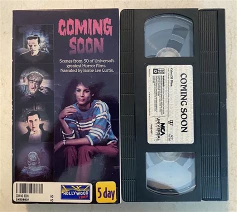 Vhs Coming Soon Jamie Lee Curtis Horror Compilation Eur 2994 Picclick Fr