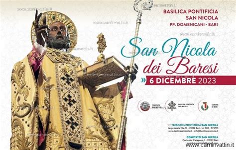 Bari Festa Di San Nicola Del 6 Dicembre Ecco Il Programma Camin Vattin