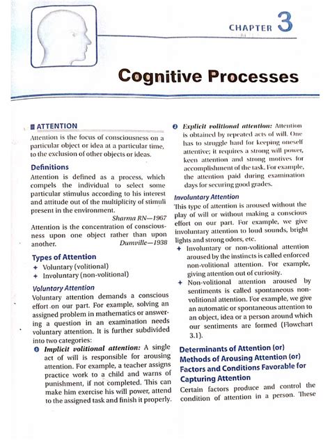 Cognitive Process | PDF