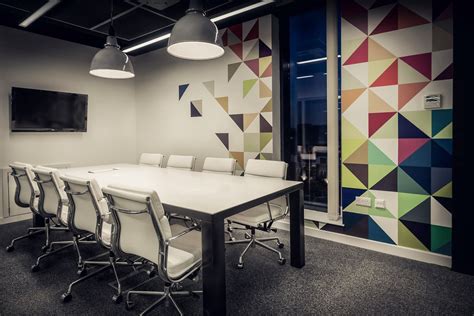 Quidco Office Meeting Room With Custom Steel Frame Table With Corian