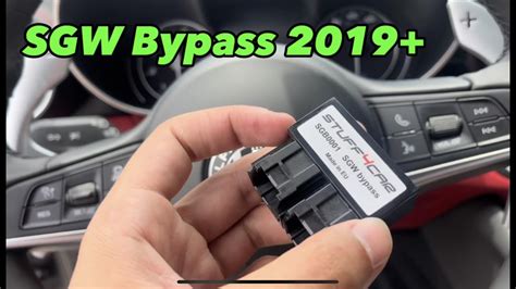 Installing SGW Bypass Module 2019 YouTube