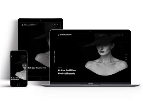 Bold Photography - Bold Photography WordPress Theme