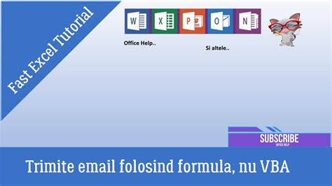 Trimite Email Folosind Formula Din Excel Send Email Using Excel