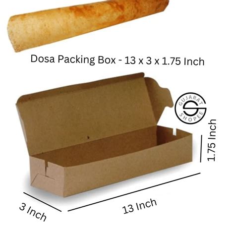 50 Gm Dosa Packing Paper Box 13 X 3 X 175 Inch At Rs 502 In Rajkot