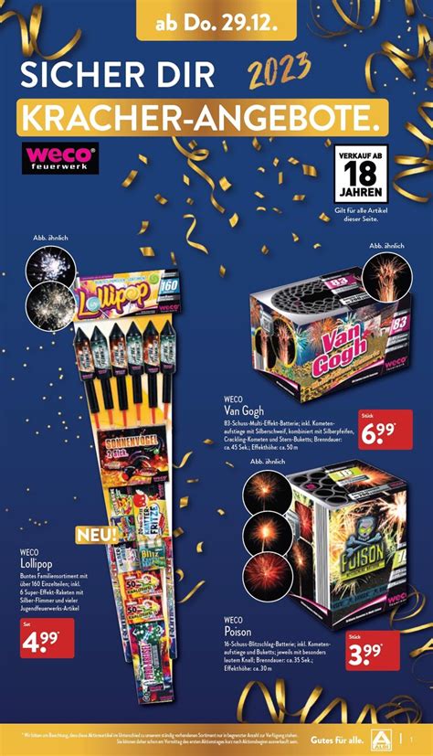 Aldi Nord Silvester Feuerwerk Prospekt Prospekte