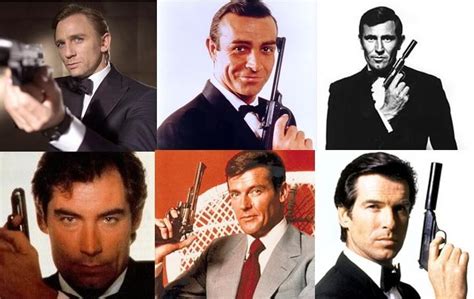 James Bond Actors In Order List - Himsed1991