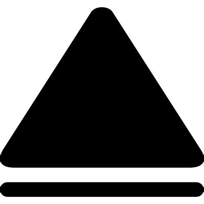 Up arrow black triangle symbol ⋆ Free Vectors, Logos, Icons and Photos Downloads