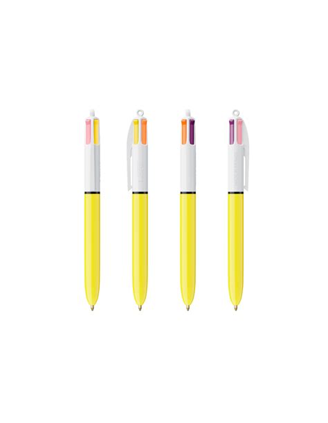 Bolígrafos Bic Sun de 4 colores personalizados Moloon