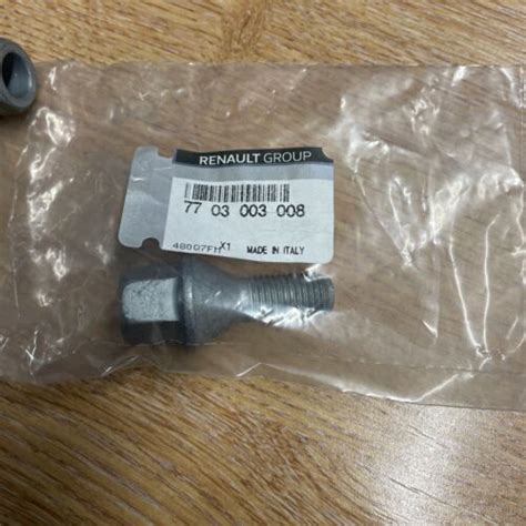 Genuine Dacia Nissan Renault M12 Wheel Stud Bolt 7703003008 | eBay