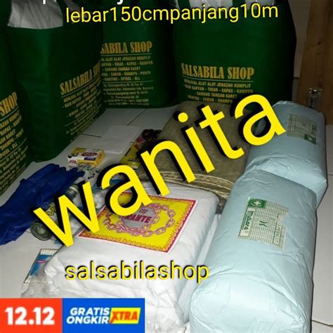 Jual Paket Kain Kafan Kain Mori Super Komplit Super Lengkap Kain