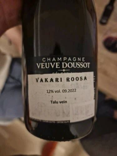 Veuve Doussot Vakari Roosa Champagne Vivino US