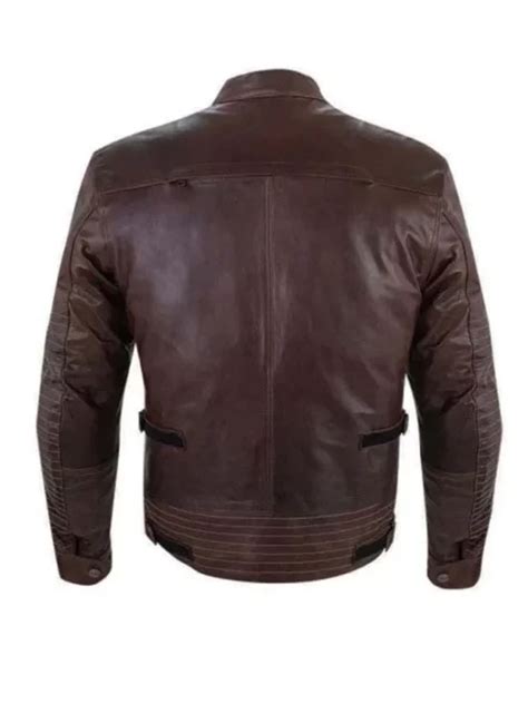 Mens Brown Leather Motorcycle Jacket America Jackets