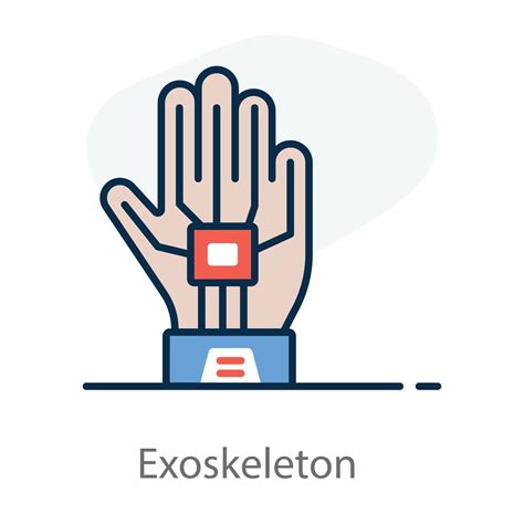 Trendy Exoskeleton Hand 2781729 Vector Art at Vecteezy