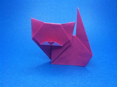 How to Fold an Origami Cute Cat | Origami step by step, Origami cat ...