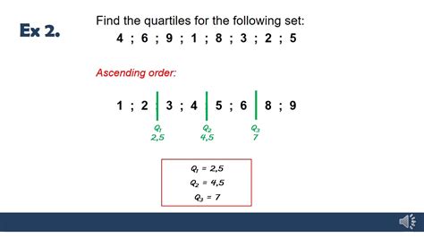 Gr 10 Statistics Measures Of Position Quartiles YouTube