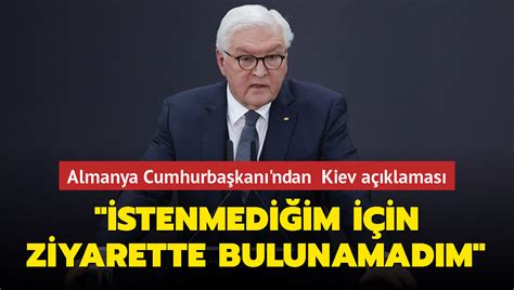 Almanya Cumhurba Kan Steinmeier Kiev E Istenmedi Im I In Ziyarette