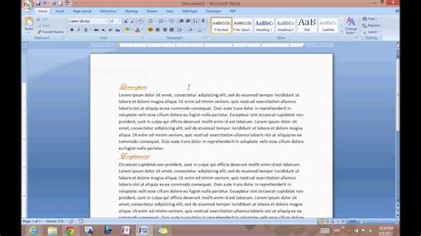 Format Painter - Microsoft Word - YouTube